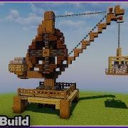 Medieval Crane Vanilla Minecraft Build Tutorial EASY