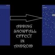 Android Adding Snowfall Effect In Your App