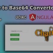 Creating An Image To Base64 Converter App Using Angular With ChatGPT OpenAI LanguageModel