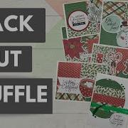 Stack Cut Shuffle 9 Christmas Cards From 4 6x8 Pattern Papers Stackcutshuffle Christmascard