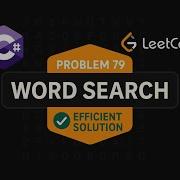 LeetCode 79 Word Search C Solution Backtracking DFS