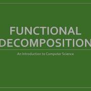 Functional Decomposition V2 0 0