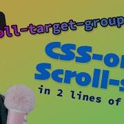 Build A Scroll Spy In 2 Lines Of CSS With Scroll Target Group And Target Current