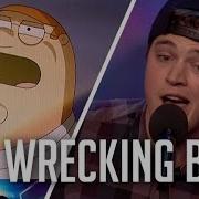 Peter Griffin Elmo More Sing Wrecking Ball On Britain S Got Talent