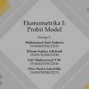 Binary Dependent Variable Part 3 Probit Model