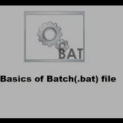 Basics Of Batch Bat Files