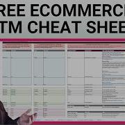 UTM Cheat Sheet For Ecommerce Tutorial