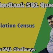Population Census HackerRank SQL Question