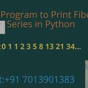 Fibonacci Series In Python Part 1