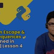 Python Escape End Sequences Explained In Tamil Lesson 4