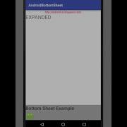 BottomSheet Of Android Design Support Library On API 23 Marshmallo