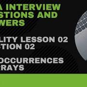 Java Interview Questions And Answers Codility Lesson 02 Question 02 Odd Occurences In Arrays