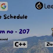 Course Schedule C Leetcode Problem Number 207 In CPP ZlozieCode Code