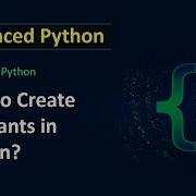 Handling Constants In Python Projects Python Tutorial In Hindi Advanced Python Tutorial In Hindi