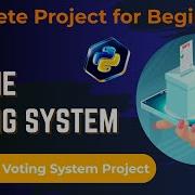 Online Voting System Python Mini Project