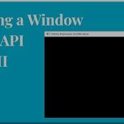 Creating A Window CreateWindow API Part II Win32 API Tutorial Hindi