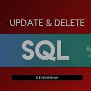 SQL 5 Update And Delete Commands Tamil Dev