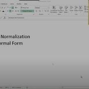 3NF Normalization Plain And Simple