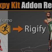 Дополнение к Blender Expy Kit Mixamo To Rigify