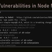 How To Resolve Vulnerabilities When Npm Audit Fix Does Not Work