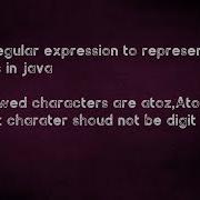 Write A Regular Expression To Represent All Valid Identifiers In Java Language