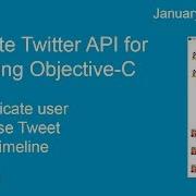 Integrate Twitter API For IOS Using Objective C