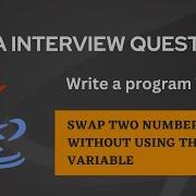 Swap Two Numbers Without Using Third Variable MOST ASKED JAVA INTERVIEW QUESTIONS