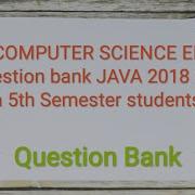 C S E JAVA 5th Sem Question Bank