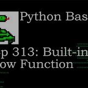 Python Basics Built In Pow Function