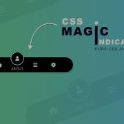 Magic Navigation Menu Indicator Using Html CSS Only CSS Navigation Animation