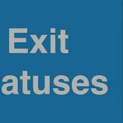 Exit Statuses And Exit Status Macros C Programming Tutorial