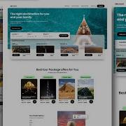 Responsive Tour Travel Agency Website Design Using HTML CSS JAVASCRIPT Step By Step