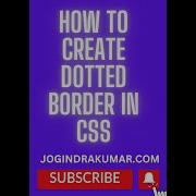 HOW TO CREATE DOTTED BORDER IN CSS HTML Html Css Border Shorts