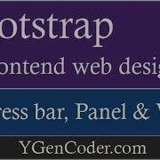 Bootstrap Components 13 Progress Bar Panel Well