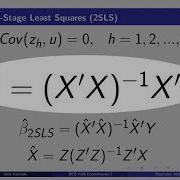 12 3 Two Stage Least Squares 2SLS