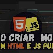 Criando Um Modal Com Html E Javascript Puro