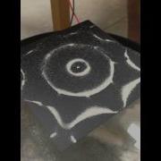 Interference Patterns In Sand On An Oscillating Table