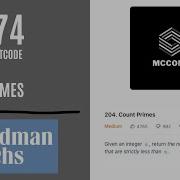 GOLDMAN SACHS INTERVIEW QUESTION Count Primes LeetCode Problem 204