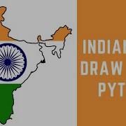 Draw Indian Map Using Python Turtle
