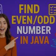 How To Check Even Or Odd Number In Java Java Programming Tutorial For Beginners