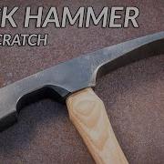 Blacksmithing Forging A Brick Hammer 4K