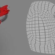 Modo Octane Render SubD Wireframe Render
