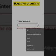 Regex For Username AlphaNumeric