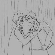 Good Omens Kiss In The Rain Commission