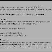 5 7 State Management Using Query String In PHP WP