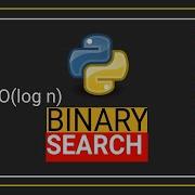 Algorithms In Python Binary Search Full Code Telugu