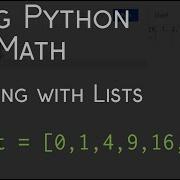 Using Python For Math Working With Lists In Python BHNmath