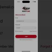 React Native Expo Car Rental App Login UI With Tailwind CSS Speed Code