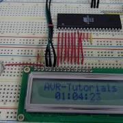 AVR ATMega16 LCD Digital Clock