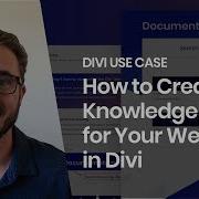 How To Create A Knowledge Base For Your Website With Divi